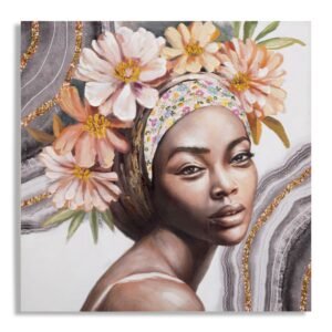 PINTURA EM TELA NAOMI -A- 100X3X100 CM