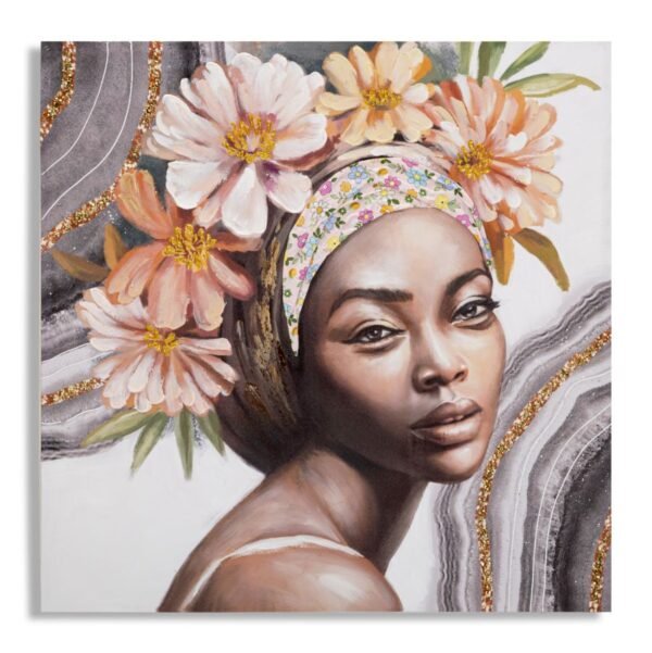 PINTURA EM TELA NAOMI -A- 100X3X100 CM