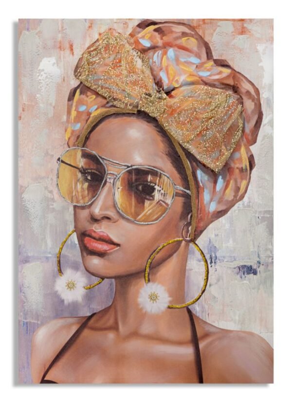 PINTURA EM TELA JENNIFER -B- 70X3X100 CM