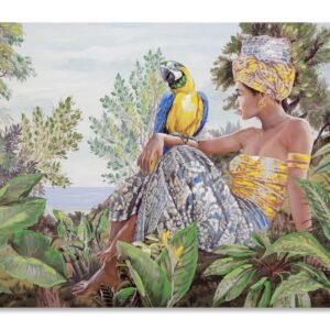 PINTURA EM TELA KENDA HORIZONTAL 120X3X90 CM