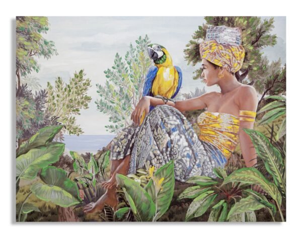 PINTURA EM TELA KENDA HORIZONTAL 120X3X90 CM