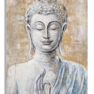 PINTURA SOBRE TELA BUDA LUZ -B- CM 80X3X120
