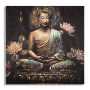 PINTURA EM TELA BUDA -A- 100X3X100 CM