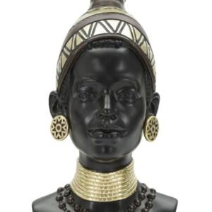 MULHER MASAI TRIBU CM 23X19X38.5