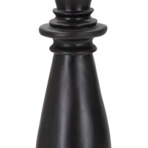 BISPO PRETO E DOURADO Ø 12,5X38,5 CM