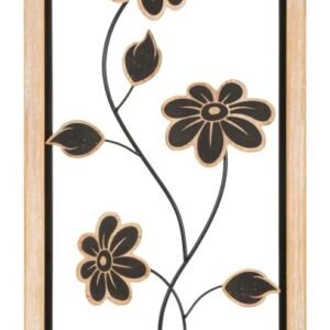 PAINEL FERRO E MADEIRA GIRISH -B- CM 30X2,5X60