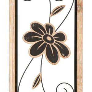 PAINEL FERRO E MADEIRA KOMAN -A- CM 26X2,5X60