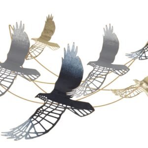 PAINEL DE FERRO PÁSSARO 90,8X6,4X50,8 CM