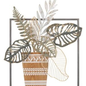 VASO PAINEL DE FERRO 54X6,4X62,9 CM