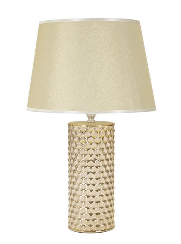 CANDEEIRO DE MESA GLAM OURO Ø 30X47,5 CM