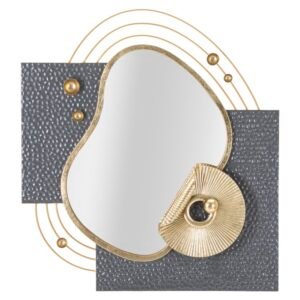 ESPELHO DE PAREDE ARTE 80X7X72,4 CM