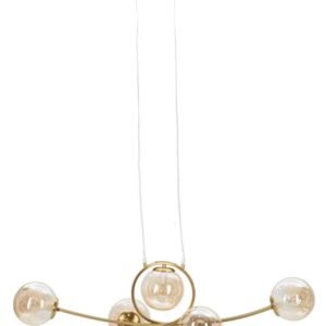 LUSTRE JAPÃO 5 LUZES CM 100X33X30