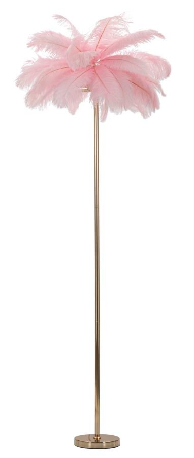 LÂMPADA DE PÉ PALMEIRA ROSA CM Ø 55X160