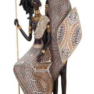 FAMÍLIA TRIBAL MASAI CM 16,5X11,5X38