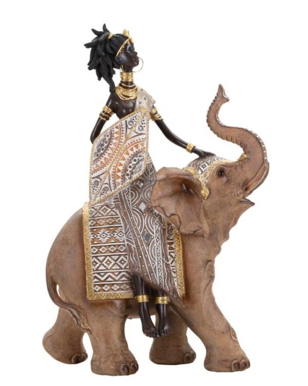 MASAI TRIBAL C/ELEFANTE 22,5X12X32,5 CM
