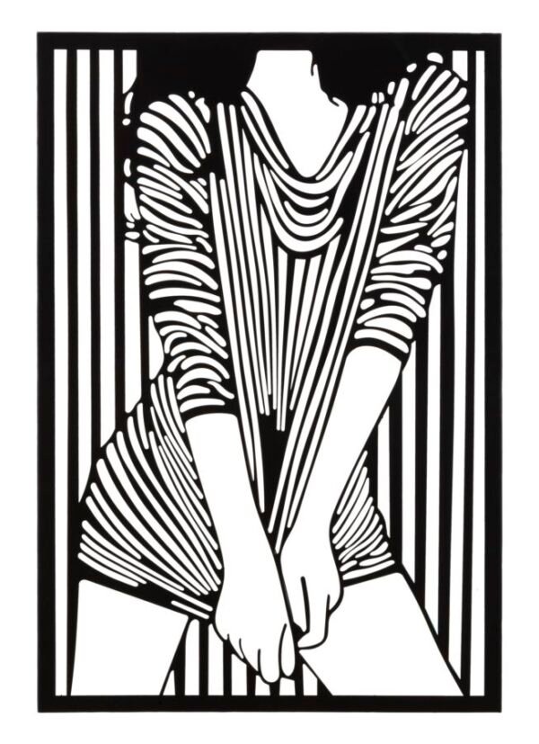 PAINEL DE PAREDE ELEGANTE 40X1.3X60 CM