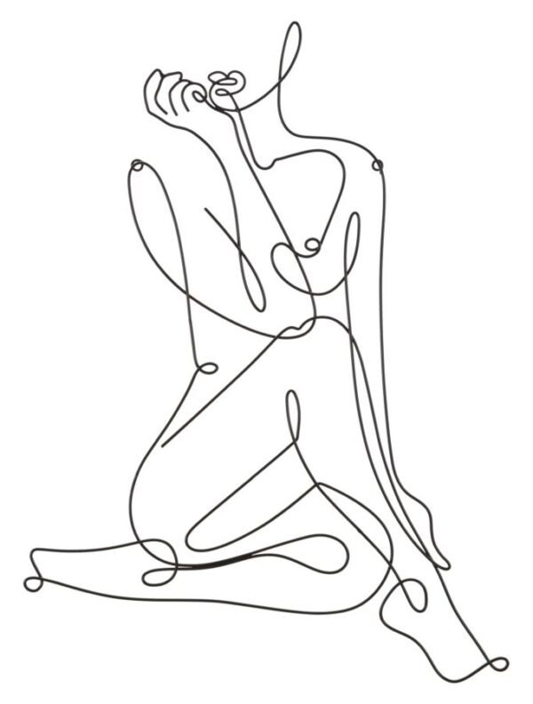 PAINEL DE PAREDE YOGI 60X1.3X80 CM