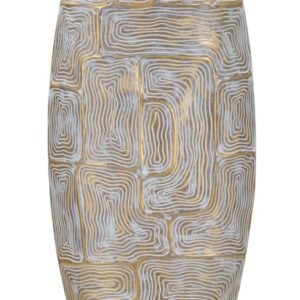 VASO RESINA TORRE ECLIPS 24X11,5X59,5 CM