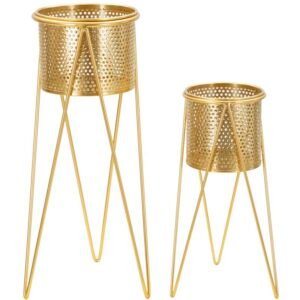 PAR DE POTES P/GLAT CM 21X20X46-18X18X32