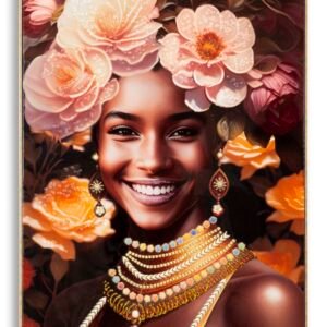 PINTURA EM TELA COM MOLDURA ZENA -B- 72X4,5X102 CM