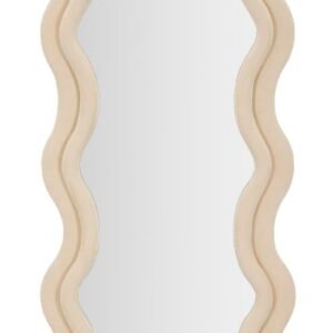 EMILY ESPELHO DE PAREDE VELUDO CREME 60X6X160 CM