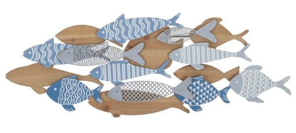 PAINEL PAREDE MAR PEIXE 91X3X33,5 CM