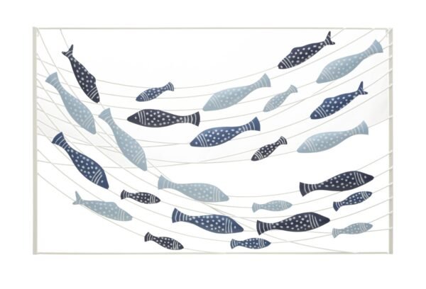 PAINEL DE PAREDE PEIXE 96,5X1,5X61 CM
