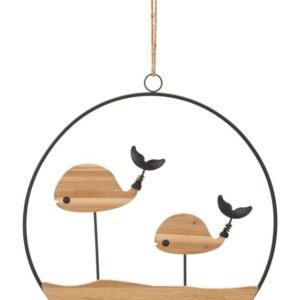 PAINEL DE PAREDE BALEIA 56X2X60 CM