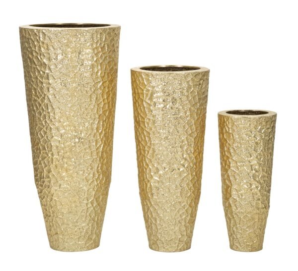 P/VASOS GLASSY TRIS CM Ø 50,8X114,9-40X92,7-29,8X70,5