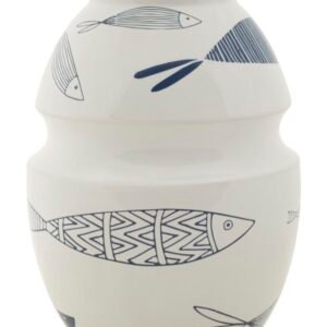 VASO DE CERÂMICA PEIXE CM Ø 15X24