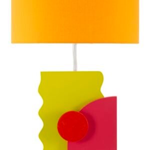 LÂMPADA DE MESA DE CORES -B- 30X60,5