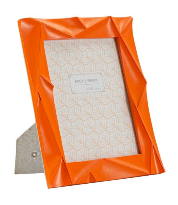 QUADRO LARANJA 20,8X2X26 CM (MEDIDA INTERNA 15X20 CM)