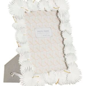 QUADRO FOLHA DE PALMEIRA 22,7X1,5X28 CM ( MEDIDA INTERNA 15X20 CM)