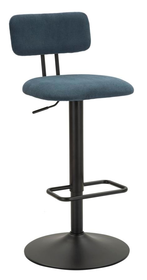 BANCO DE BAR LUZ MARINHO CM 41X47.5X85-106.5 (ASSENTO CM 61-83) CONJUNTO 2 UNIDADES