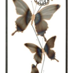 PAINEL DE FERRO COM BORBOLETAS 31X2,5X90 CM