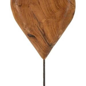 ESCULTURA DOBU EM TECA RECICLADA CM 25X12X45 (PEÇAS ÚNICAS - NÃO SUBSTITUÍDAS EM SÉRIE)