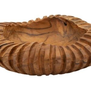 S/BOLSOS GERIS EM TECA RECICLADA CM Ø 29X7 (PEÇAS ÚNICAS - NÃO SUBSTITUÍDAS EM SÉRIE)