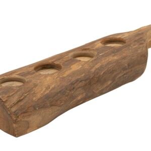 P/CAND LONGO EM TECA RECICLADA CM 51X14X6 (PEÇAS ÚNICAS - NÃO SUBSTITUÍDAS EM SÉRIE)