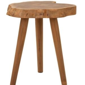 BANCO BUDUT EM TECA RECICLADA CM Ø 38X45 (PEÇAS ÚNICAS - NÃO SUBSTITUÍDAS EM SÉRIE)