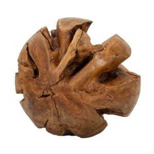 BOLA DE TECA RECICLADA Ø 50 CM (PEÇAS ÚNICAS - NÃO SUBSTITUÍDAS EM SÉRIE)