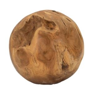 BOLA DE TECA RECICLADA Ø 30 CM (PEÇAS ÚNICAS - NÃO SUBSTITUÍDAS EM SÉRIE)