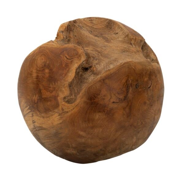 BOLA DE TECA RECICLADA Ø 25 CM (PEÇAS ÚNICAS - NÃO SUBSTITUÍDAS EM SÉRIE)