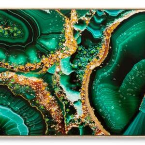 PINTURA SOBRE TELA LACADA SMERALDY -B- C/MOLDURA 82X4X62 CM