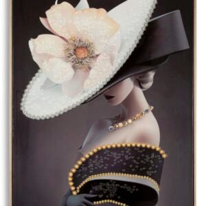 PINTURA SOBRE TELA LACADA WIEN HAT -B- C/MOLDURA 62X4X92 CM