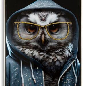 PINTURA SOBRE TELA LACADA EDVY COM MOLDURA CM 53X3X73