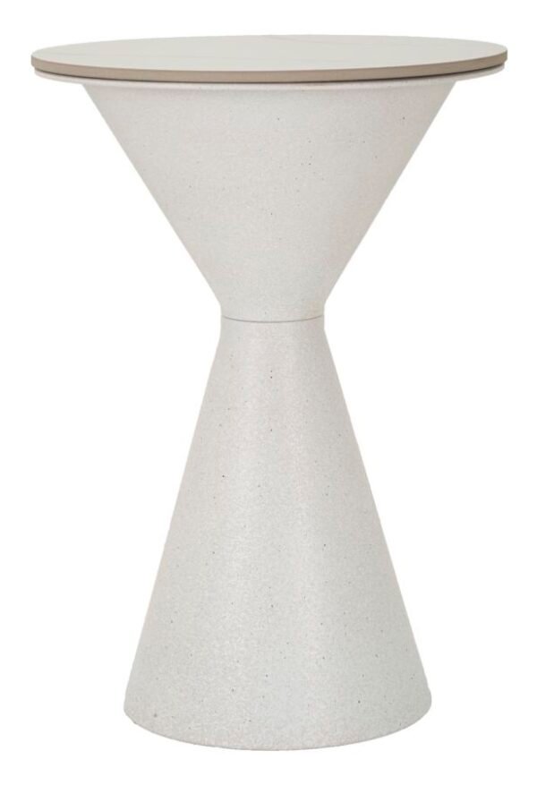 MESA DUPLA BRANCA Ø 44,5x63 CM