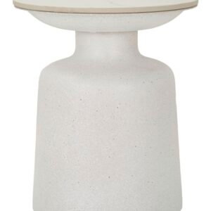 MESA FUSH BRANCA Ø 40X47 CM