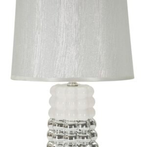 CANDEEIRO DE MESA DE RENDA CM Ø 23X33