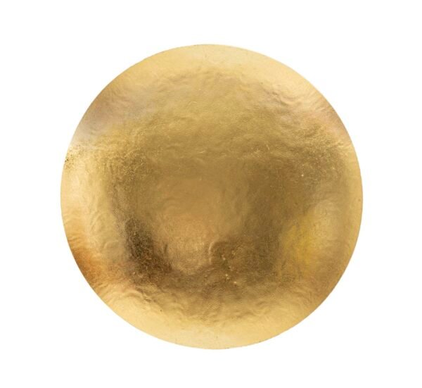 CANDEEIRO DE PAREDE REDONDO DOURADO CM Ø 26X13