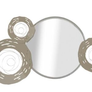 PAINEL DE PAREDE HOP COM ESPELHO 106X3,8X48 CM